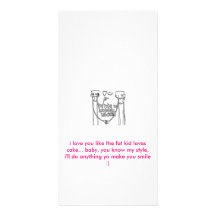 robot love picture card