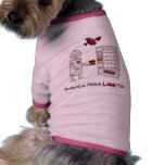 Robot Love (pink) pet clothing
