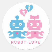 Robot Love Sticker