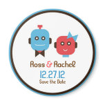 Robot Love Wedding Save the Date magnets
