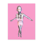 robot maid postcards