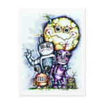 Robot Moon Postcards