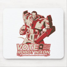 Robot Nixon - All Hail Robot Nixon Mouse Pad