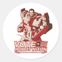 Robot Nixon - All Hail Robot Nixon Sticker