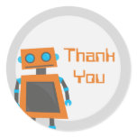 Robot Party Stickers