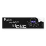 Robot Skeleton Hobo bumper stickers