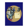 Robot To Do List Postcard