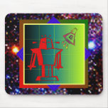 Robot Visitor Mouse Pads