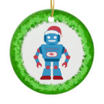 Robot Wreath Ornaments