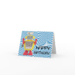 RoBoT X-16 Birthday Card