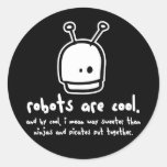 robots are cool2 sticker