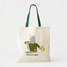 Robots can be defeated Tote bag.