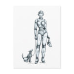 Robots postcards