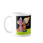 Robots, Rocket Ships and Planets mugs