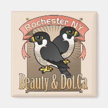 Rochester Beauty & Dot.Ca Refrigerator Magnets