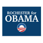 ROCHESTER for Obama custom your city personalised Postcards