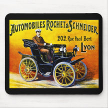 Rochet and Schneider Automobiles - Vintage Ad Mousepads