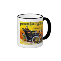 Rochet and Schneider Automobiles - Vintage Ad Mugs