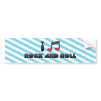 Rock And Roll fan bumper stickers