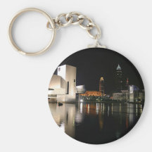 Rock and Roll Hall of Fame Cleveland Ohio Keychain
