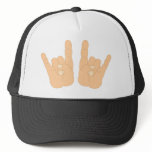 Rock and Roll Hand Sign hats