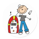 Rock And Roll Juke Box Sticker