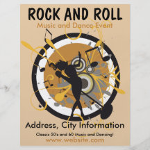 Rock and Roll Music Flyer