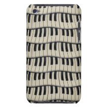 Rock And Roll Piano Keys iPod Touch Case-Mate Case