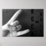 rock and roll poster