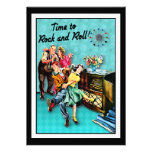 Rock and Roll Retro Jukebox Party Personalized Announcements
