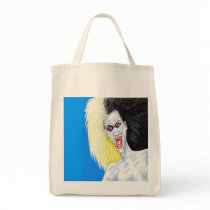 Rock and Roll Vampire Tote Bags