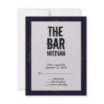 Rock Band Bar Mitzvah Reply Card Personalised Invitations