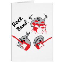 Rock Band Card