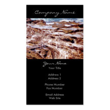 Rock Cascade Photo Business Card Template