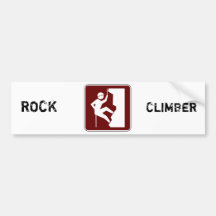 Rock Climbing Bumper Stickers