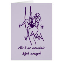 Rock Climbing Card