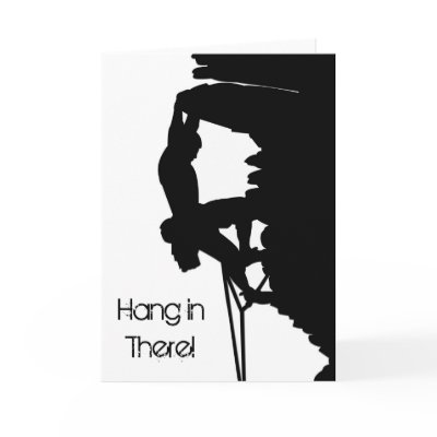 Rock Climbing Greeting Card