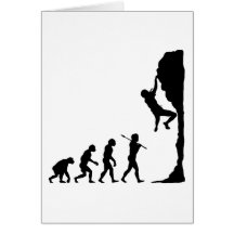 Rock Climbing Greeting Card