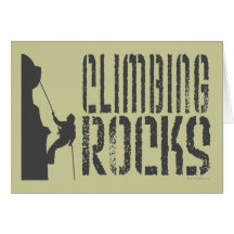 Rock Climbing Greeting Cards