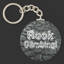 Rock Climbing! keychains