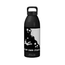 Rock-climbing My Own Stunts Reusable Water Bottles