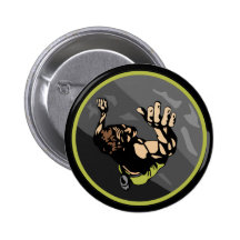Rock Climbing Pinback Buttons