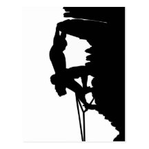 Rock Climbing Postcard