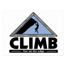 Rock Climbing Postcard
