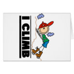 Rock Climbing Tshirts and Gifts Greeting Card