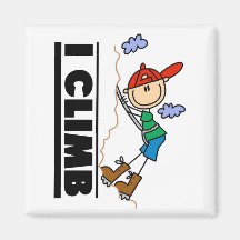 Rock Climbing Tshirts and Gifts Refrigerator Magnets