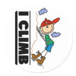 Rock Climbing Tshirts and Gifts stickers