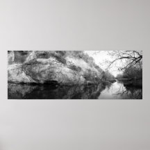 Rock Creek below the Ridge - Desaturated Poster