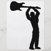 rock guitar smasher full color flyer