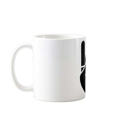 Rock Hand Stencil Coffee Mug by kbilltv